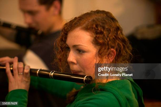 celtic music at ceili social event at comhaltas ceoltiri. - lpiowned stock pictures, royalty-free photos & images