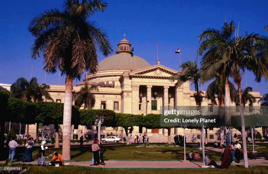 Cairo University, in the heart of Giza on the west bank of the Nile, is the city's largest university - Cairo