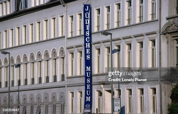 the exterior of the judisches museum - berlin jewish museum stock pictures, royalty-free photos & images