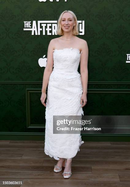 Anna Konkle attends the red carpet premiere for Apple TV+'s "The Afterparty" at Regency Bruin Theatre on June 28, 2023 in Los Angeles, California.
