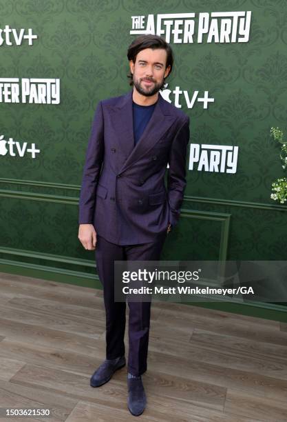 Jack Whitehall attends the red carpet premiere for Apple TV+'s "The Afterparty" at Regency Bruin Theatre on June 28, 2023 in Los Angeles, California.