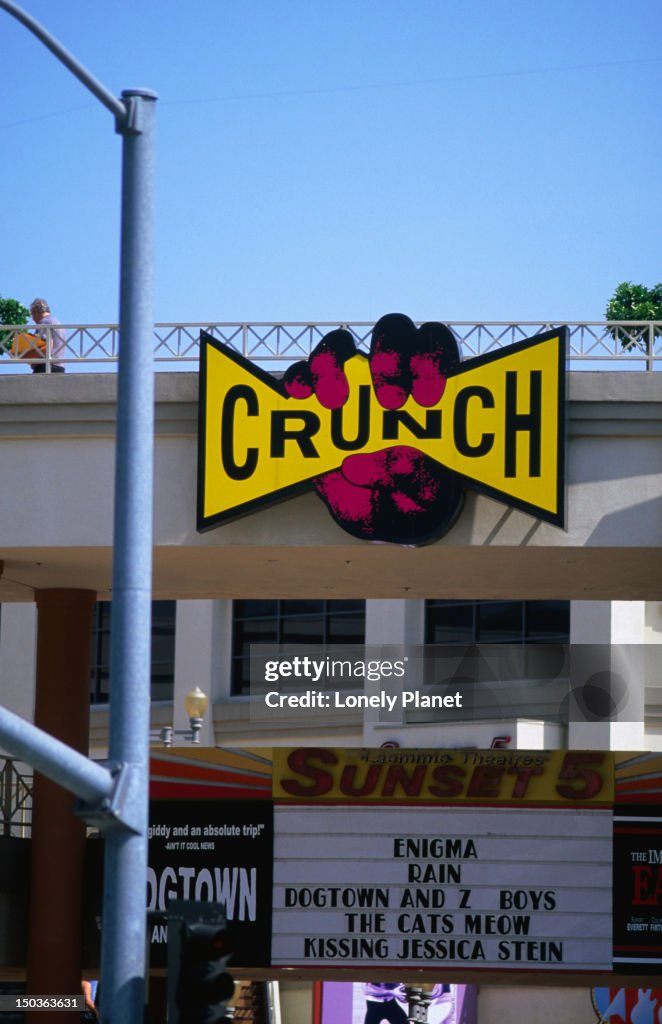 Crunch the gym in West Hollywood.