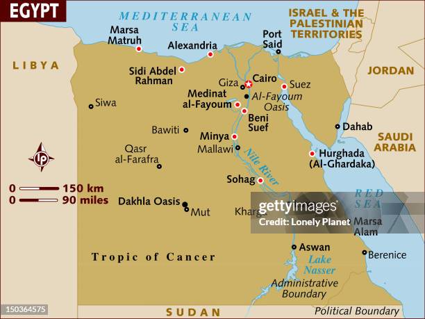 map of egypt. - siwa oasis stock illustrations