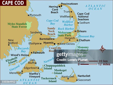 Map of Cape Cod. Map of Cape Cod.