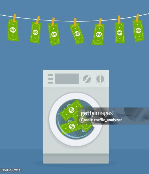 ilustraciones, imágenes clip art, dibujos animados e iconos de stock de blanqueo de dinero - blanqueo de dinero