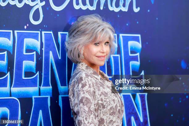 Jane Fonda attends the premiere of Universal Pictures' "Ruby Gillman: Teenage Kraken" at TCL Chinese Theatre on June 28, 2023 in Hollywood,...