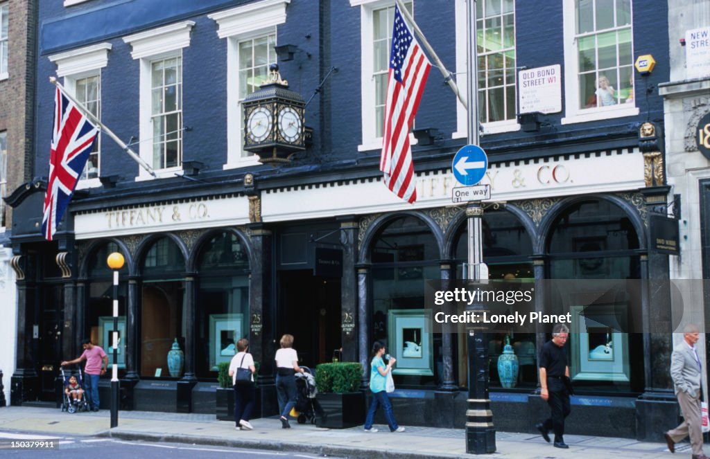 Tiffany on Old Bond Street.