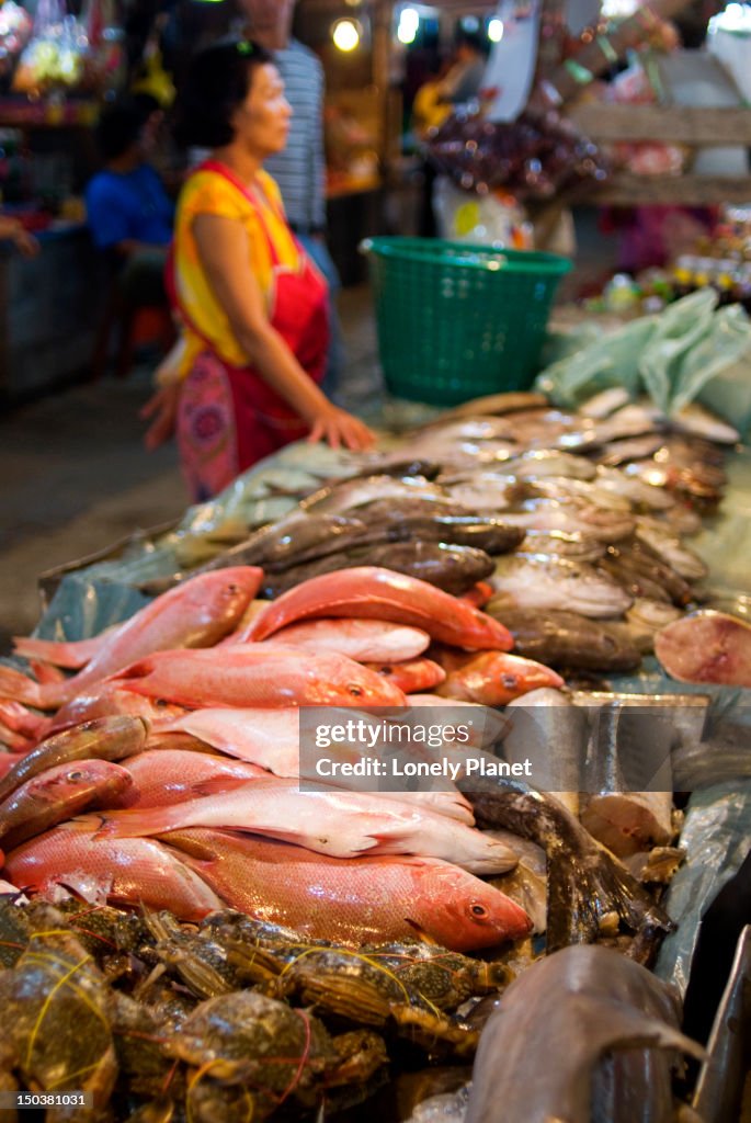 Seafood market near Big Buddha Beach.