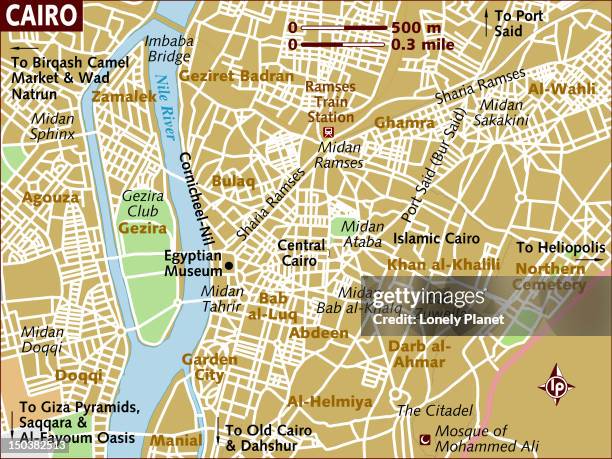 Map Of Cairo High Res Vector Graphic Getty Images Map Of Cairo 