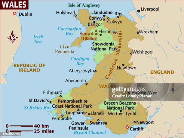map of wales. - pembrokeshire stock illustrations