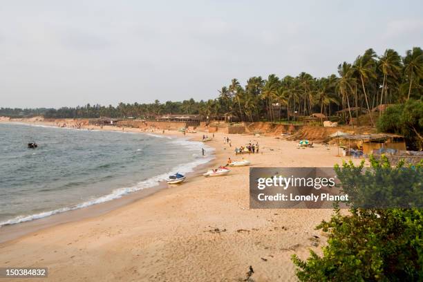 sinquerim beach. - sinquerim beach stock pictures, royalty-free photos & images