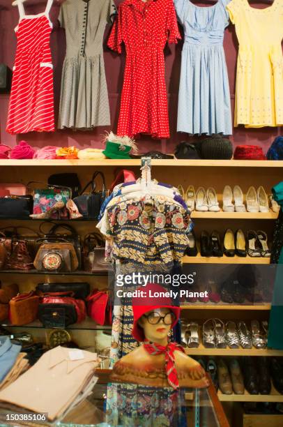 la rosa vintage boutique on haight street. - lonely planet collection stock pictures, royalty-free photos & images