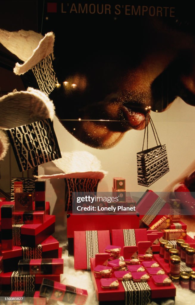 Window display in Fauchon.