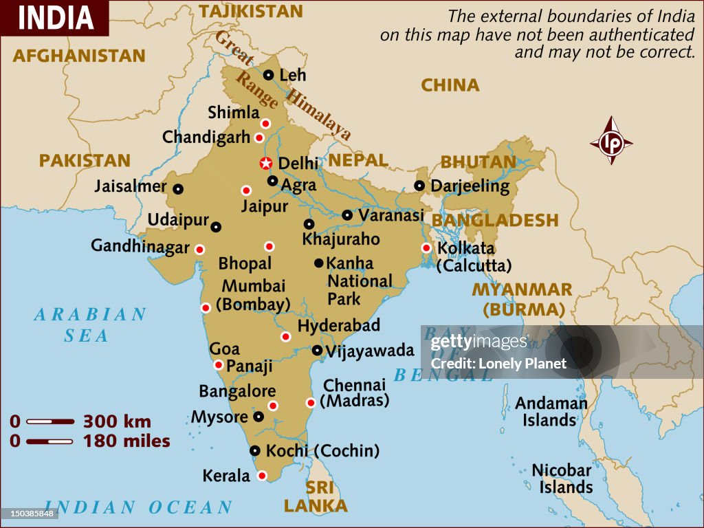 Map of India.