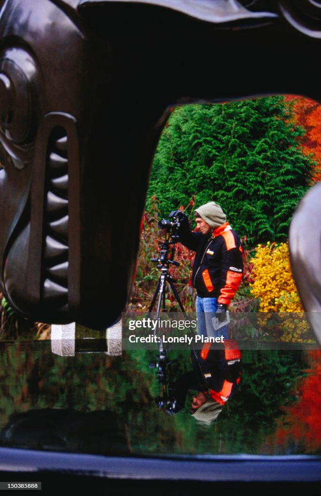 Photographer at Stanley Park.