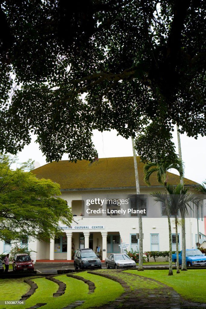 East Hawaiian Cultural Centre building, Hilo, East Coast.