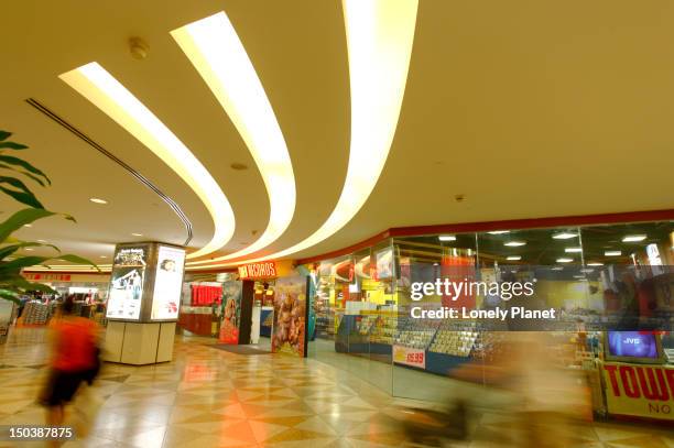 tower records at sunctec city. - lonely planet collection stock-fotos und bilder