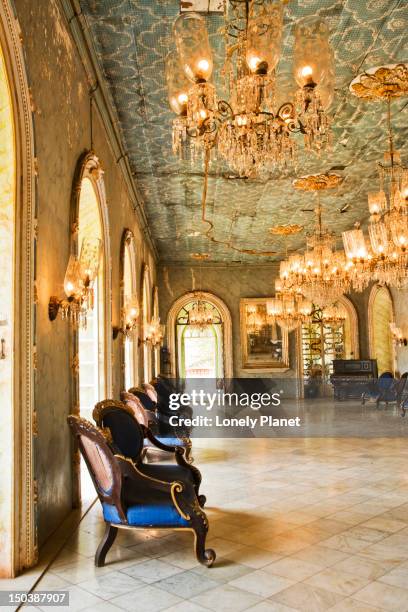 ballroom in fernandes wing at braganza house. - chandor india stock pictures, royalty-free photos & images