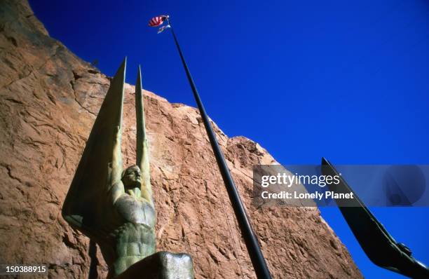 hoover dam. - hoover dam statues stock pictures, royalty-free photos & images