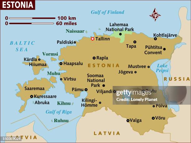map of estonia. - viljandi stock illustrations
