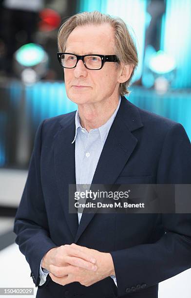 Actor Bill Nighy attends the UK Premiere of 'Total Recall' at the Vue West End on August 16, 2012 in London, England.