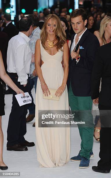 Kimberley Garner attends the 'Total Recall' UK Film Premiere at Vue West End on August 16, 2012 in London, England.