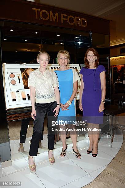 Beauty Director at Vogue Sarah Brown, SVP and General Merchandise Manager of Saks Fifth Avenue Deborah Walters and Executive Director of the Personal...