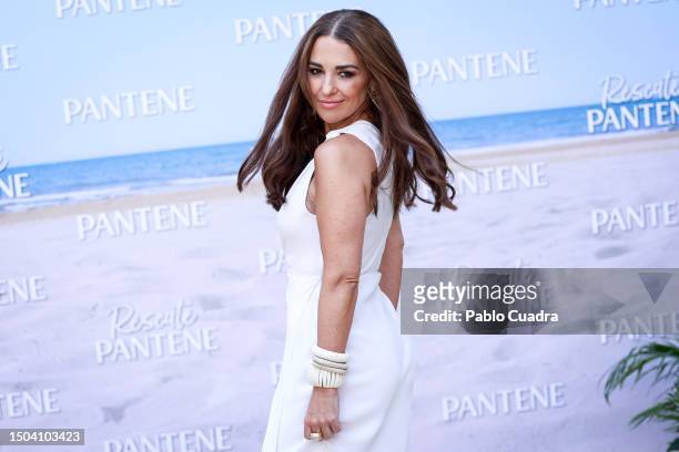 Paula Echevarria attends the Pantene Summer Photocall at Santo Mauro Hotel on June 29, 2023 in Madrid, Spain.
