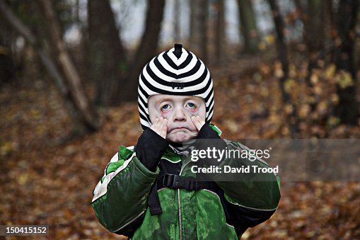 Children in a forest kindergarten in Denmark. Children in a forest kindergarten in Denmark.