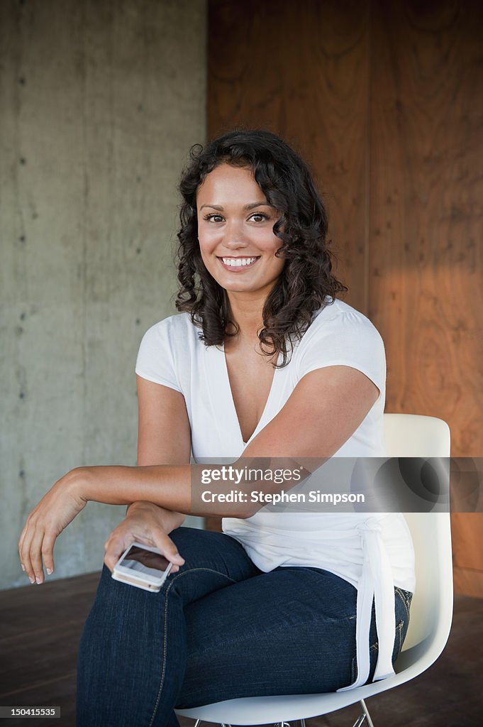 Simple portrait of a confident woman