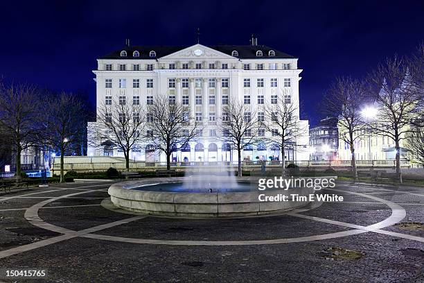 architecture, zagreb, croatia - zagreb night stock pictures, royalty-free photos & images