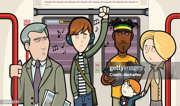 underground disturbance - paris metro stock illustrations