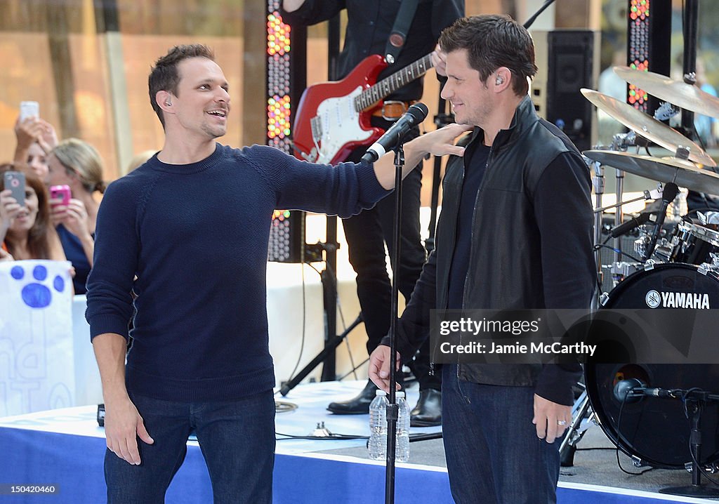 98 Degrees Performs On NBC's "Today"