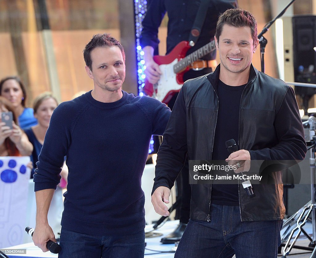 98 Degrees Performs On NBC's "Today"