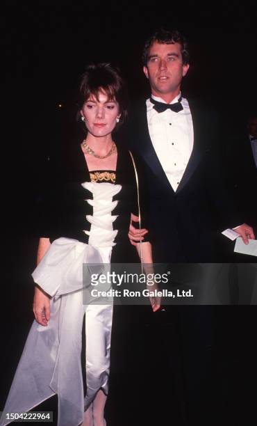 Married couple American lawyer Robert F Kennedy Jr and Emily Ruth Black attend the seventh annual Rita Hayworth Alzheimer's Benefit at Tavern on the...
