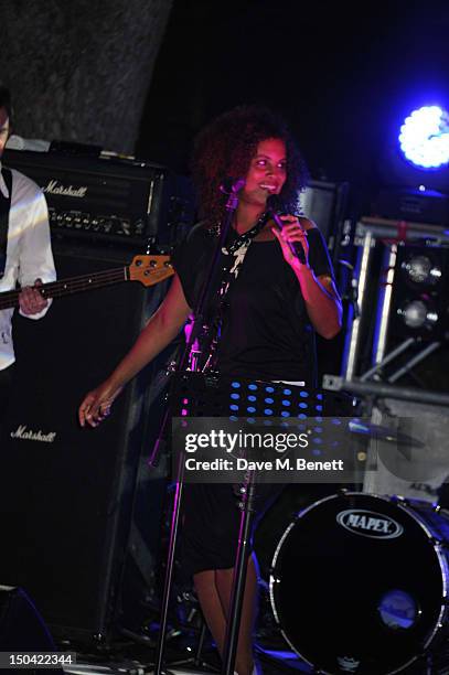 Neneh Cherry performs at the Ibiza Summer Party In Aid Of Teenage Cancer Trust and Asociacion Espanola Contra El Cancer at Groucho Ibiza on August...