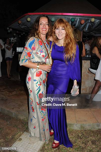 Alice Temperley and Charlotte Tilbury attend the Ibiza Summer Party In Aid Of Teenage Cancer Trust and Asociacion Espanola Contra El Cancer at...