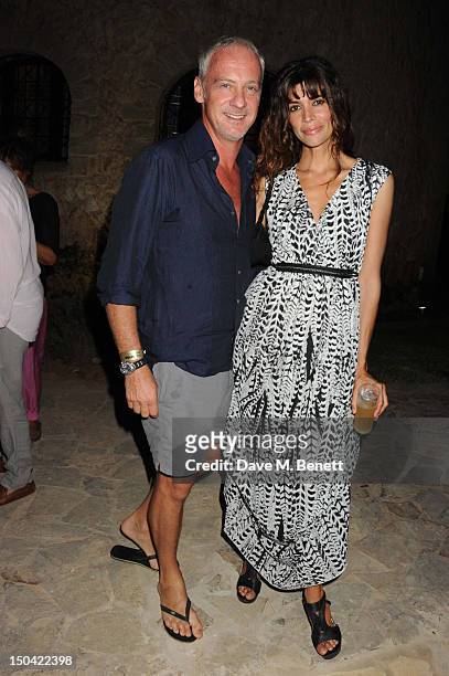 Anton Bilton and Lisa Barbuscia aka Lisa B attend the Ibiza Summer Party In Aid Of Teenage Cancer Trust and Asociacion Espanola Contra El Cancer at...