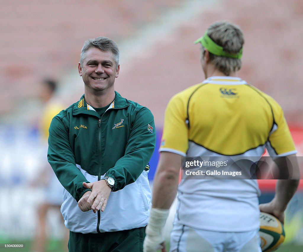 Springboks Captains Run