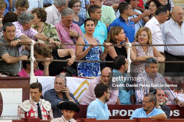 Carmen Martinez Bordiu attends the Malagueta bullring on August 17, 2012 in Malaga, Spain.