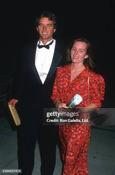 Married couple American lawyer Robert F Kennedy Jr and Emily Ruth Black attend a premiere of 'Gorillas in the Mist' at the Beekman Theater, New York,...