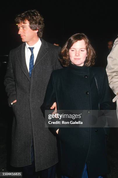 Married couple American lawyer Robert F Kennedy Jr and Emily Ruth Black attend a premiere of 'The Milagro Beanfield War,' New York, New York, March...