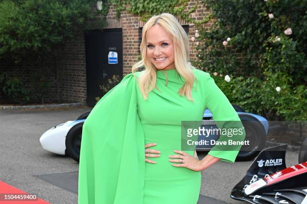 Emma Bunton attends The Grand Prix Ball 2023 at The Hurlingham Club on July 5, 2023 in London, England.