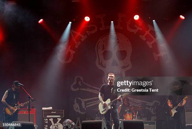 The Gaslight Anthem performs live at Lowlands Festival on August 17, 2012 in Biddinghuizen, Netherlands.