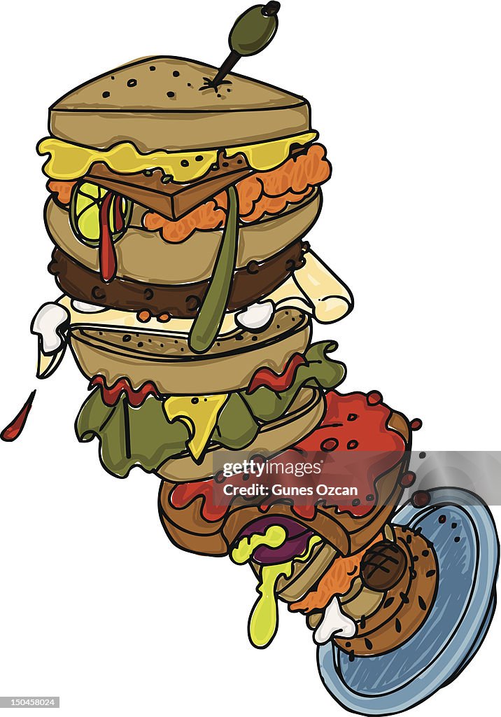 Illustrazione di Torre pendente Sandwich