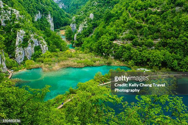 plitvice lakes national park - plitvicka jezera croatia 個照片及圖片檔