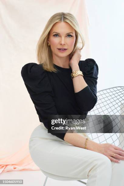 Life & personal development coach, author, public speaker Kelley Wolf poses for a portrait on March 21, 2022 in Los Angeles, California.