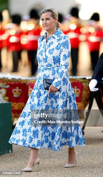 Sophie, Duchess of Edinburgh attends a performance of 'Orb and Sceptre', The Household Division's Beating Retreat Military Musical Spectacular, at...