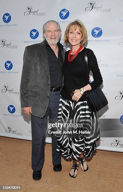 Producer Steve Jaffe and actress Susan Blakely attend the 17th Annual Angel Awards at Project Angel Food on August 18, 2012 in Los Angeles,...