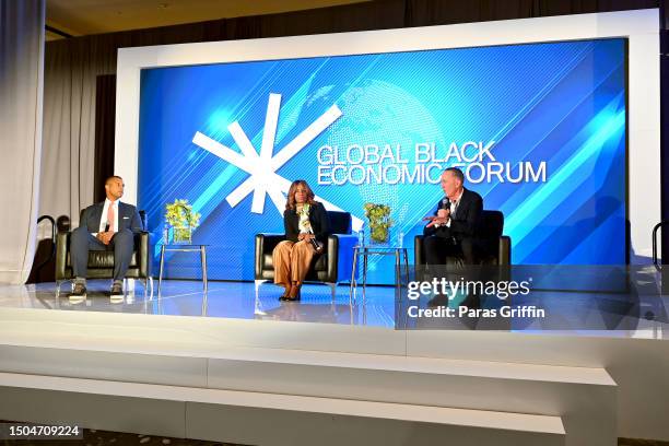 Frank Holland, CNBC Reporter, Deborah Telman, Executive Vice President of Corporate Affairs and General Counsel of Gilead Sciences, Inc and Daniel...